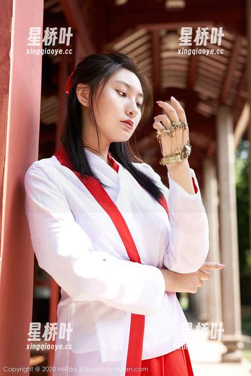 MiiTao蜜桃社-Cris_卓娅祺 MiiTao蜜桃社 - 深吸一口气,Cris_卓娅祺和她的红裙,完全是套图中的女神!